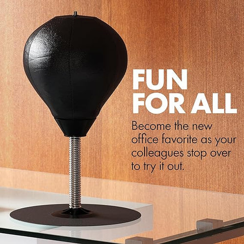 Punchie: Heavy-Duty Desktop Punching Bag with Strong Suction Base & Durable Spring â€“ Tabletop Stress Relief Toy for Home, Office & Study Desks