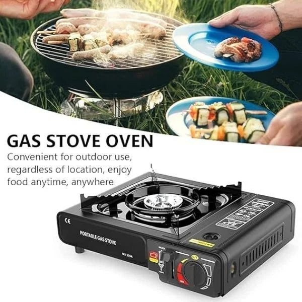 Campy: Portable Camping Gas Stove with Compact Burner & Carrying Case â€“ Outdoor Cooking Gear for Trekking, Hiking, Picnics & Backpack Travel