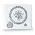 DreamWave: Sleep Therapy Sound Machine with Natural Soothing Sounds, Anxiety Relief, Auto-Off Timer & Battery/Adapter Power Options