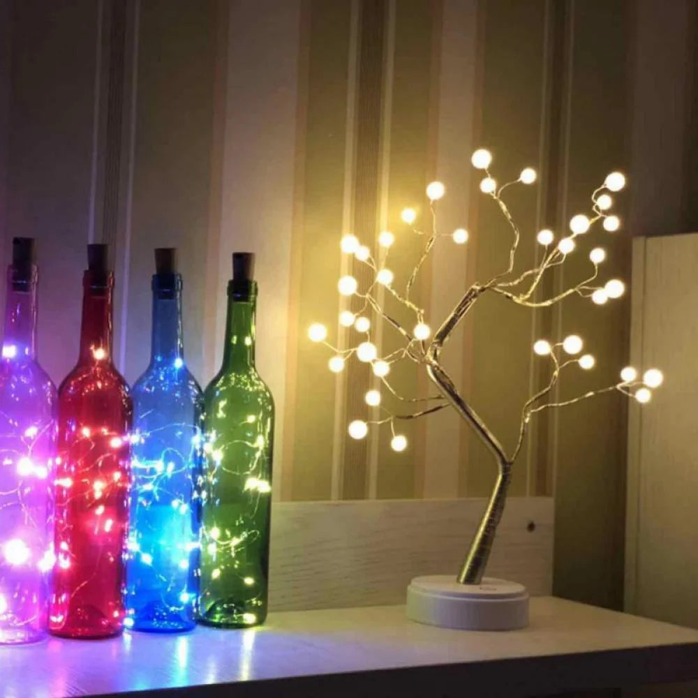 FairyTree: Cozy LED Pearl Tree Lamp with 36 Twinkling Fairy Lights for Bedroom, Wedding & Home DÃ©cor