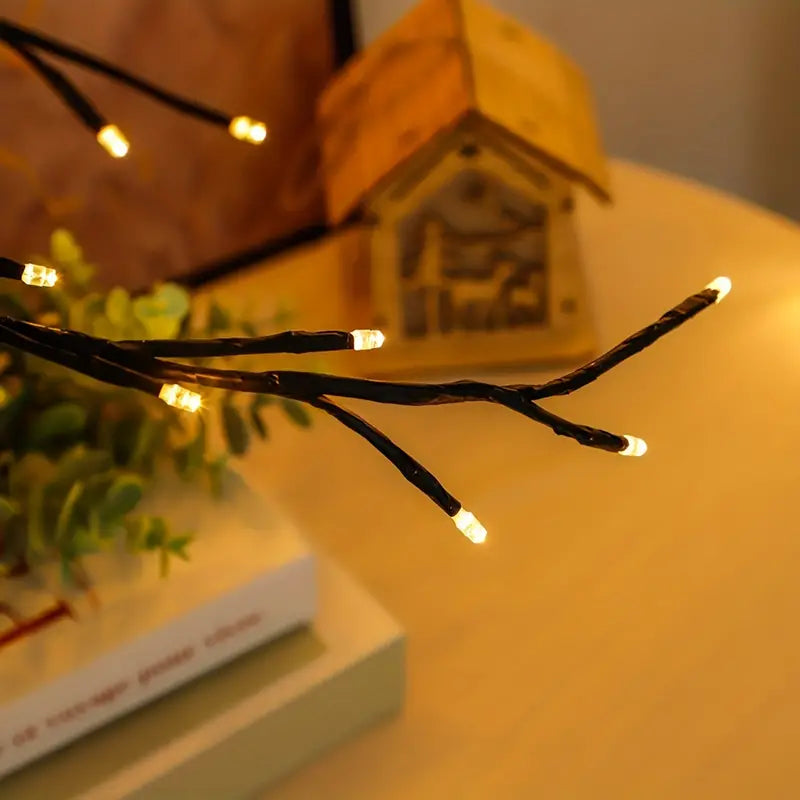 VineGlow: Enchanted Willow Vine Tree Light with 160 LED Fairy Lights & Remote Control for Magical Home DÃ©cor
