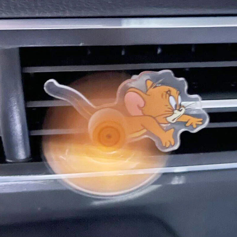Chase: Tom & Jerry AC Vent Spinner â€“ Animated Cat & Mouse Chase Decor for Car Air Vents, Universal Fit for All Vehicles