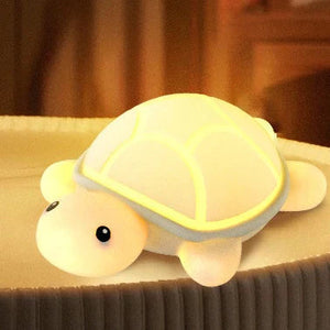 Tappy: Adorable Silicone Turtle Night Lamp â€“ BPA-Free, USB Rechargeable Soft LED Light with Tap Control for Bedroom Ambience, Kidsâ€™ Gifting & Cozy DÃ©cor