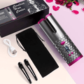 EasyCurl: Cordless Automatic Hair Curler with LCD Temperature Display, Fast Heating & USB-C Rechargeable for Salon-Quality Curls Anywhere