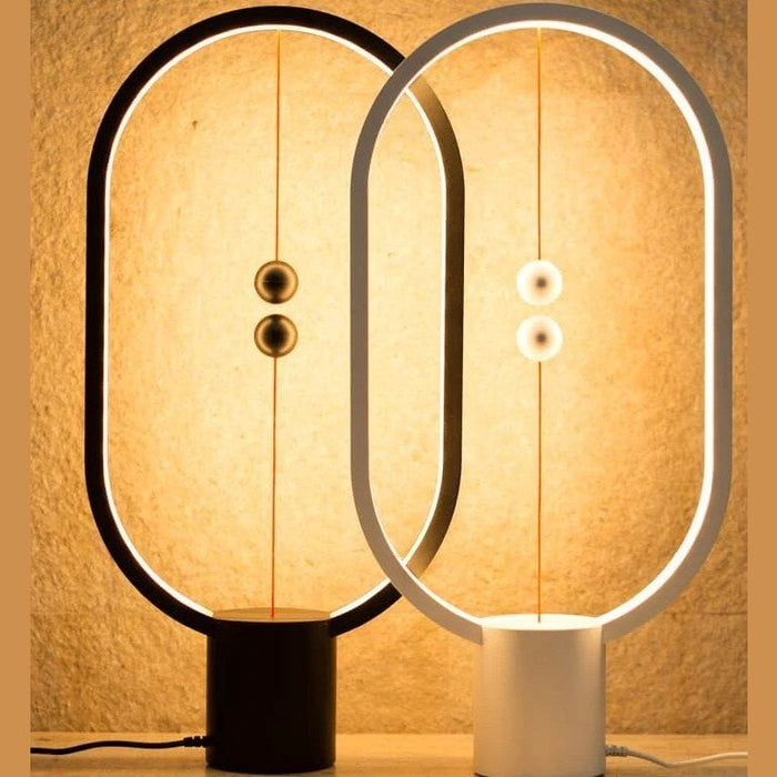 Levilight: Hovering Halo Lamp with Magnetic Mid-Air Switch, Touch Control & Warm LED Glow for Home, Office & Bedside DÃ©cor