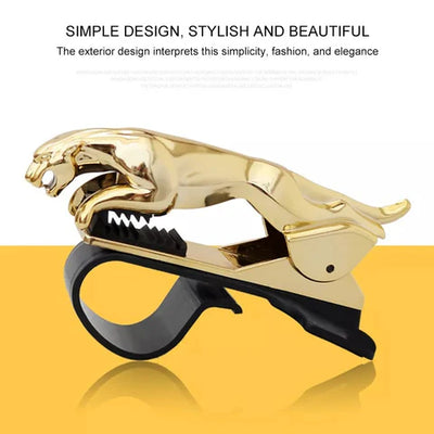 JagMount: 360Â° Rotating Car Phone Holder with Adjustable Dashboard Clip for Secure Mounting