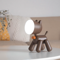 TailWag: Adorable Puppy Table Lamp with USB Rechargeable LED & Foldable Design for Kids' Room & Nursery DÃ©cor