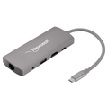 Nextech 9-in-1 USB-C Hub Docking Station â€“ Type-C Adapter with 4K HDMI, Gigabit LAN, PD 100W Charging, USB 3.0 Ports, SD/TF Card Reader, Audio Jack â€“ Compatible with MacBook, Windows â€“ Space Grey