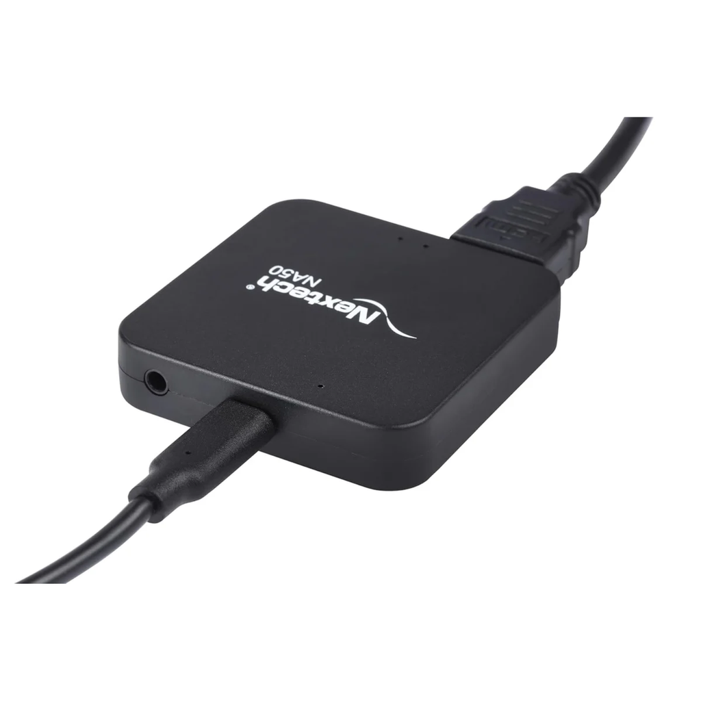 Nextech HDMI Capture Card â€“ 4K@30Hz Pass-Through, Ultra-Low Latency Loop-Out, USB 3.0 Plug & Play, AUX Audio Input â€“ Compatible with PS5, Xbox, Camera, PC for Streaming & Recording