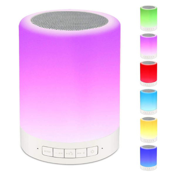 Zuno: Wireless Bluetooth Speaker Lamp with RGB Light â€“ For Bedroom, Desk Setup & Gifting