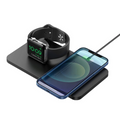 Dockit: 2-in-1 Wireless Charging Pad for iPhone & Apple Watch â€“ Nightstand Mode & Qi Compatibility with Fast Charging in a Sleek Minimal Design