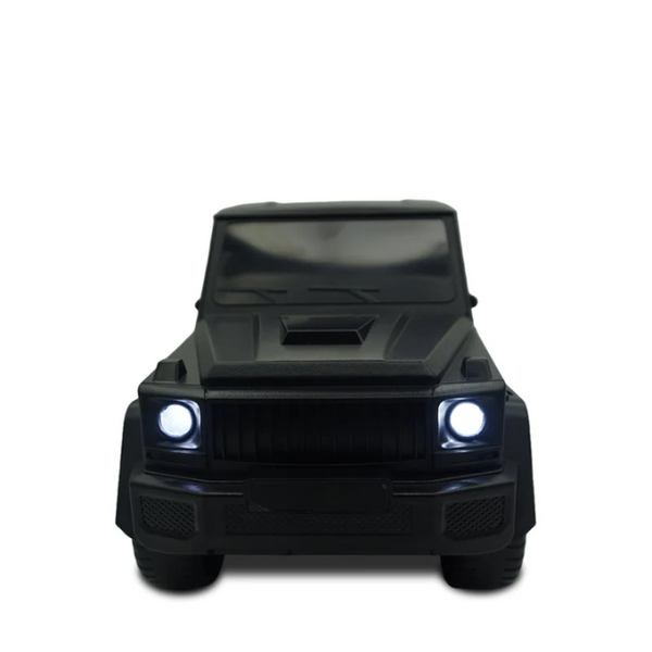 BassWagon: Rugged G Wagon Inspired Design Big Size Solar-Powered Bluetooth Speaker with Portable Wireless Speaker with Flashlight, USB, FM Radio & Outdoor-Friendly Build (colour may vary)