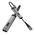 SnapTrio: Retractable 3-in-1 USB Charging Cable with Type-C & Micro-USB, Fast Charging, Tangle-Free Design