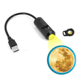 Cosmix: USB LED Star Projector with Rotating Galaxy Light, 3 Projection Discs & USB Power for Ambient Room Decor