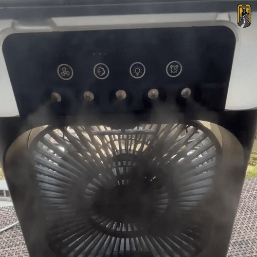 ChotaAC: Portable Air Conditioner Fan â€“ USB-Powered Small AC Mini Evaporative Cooler with 3 Speeds, 5 Mist Makers & 7-Color LED Light
