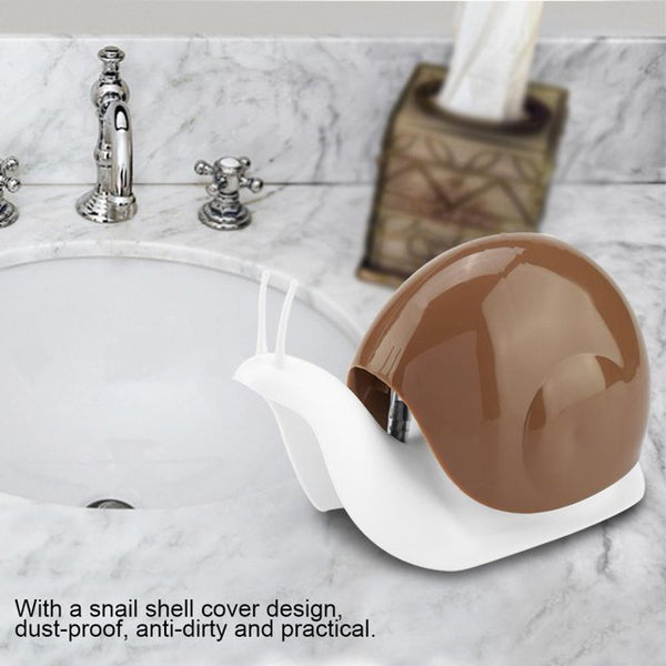 Snaqo: Cute Snail-Shaped Liquid Soap Dispenser, 120ml Refillable Pump Bottle for Hand Wash, Lotion, Shampoo & Bathroom or Kitchen Sink DÃ©cor