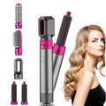 HairGrab: 5-in-1 Hair Styler with Hair Dryer, Air Brush, Straightener, Curler & Volumizer â€“ 1000W One-Step Styling Tool