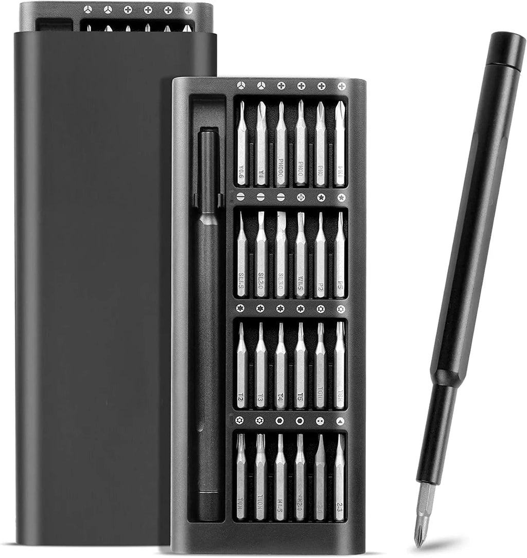 ClickFix: 24-in-1 Precision Screwdriver Kit â€“ Magnetic Mini Repair Tool Set for Electronics, Mobile, Laptop, Watch, Glasses & PC