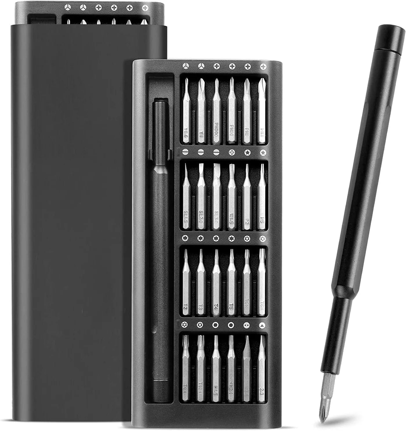 ClickFix: 24-in-1 Precision Screwdriver Kit â€“ Magnetic Mini Repair Tool Set for Electronics, Mobile, Laptop, Watch, Glasses & PC
