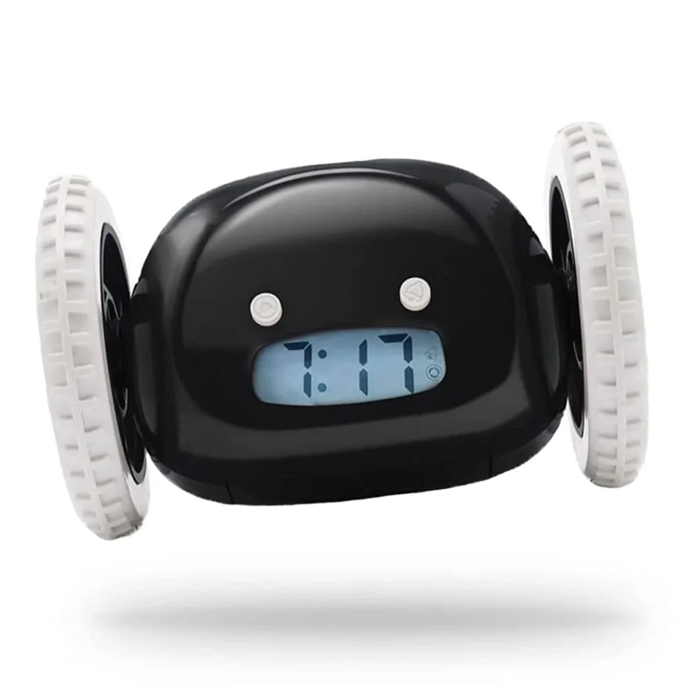 Clocky: The Runaway Alarm Clock â€“ Fun & Cute Rolling Alarm for Heavy Sleepers with Loud Snooze & LED Display