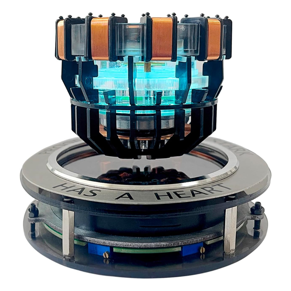 ArcNex: Levitating MK1 Arc Reactor Decor & Collectible & 360Â° Free Floating Display â€” 1:1 Collector Replica for Superhero Fans