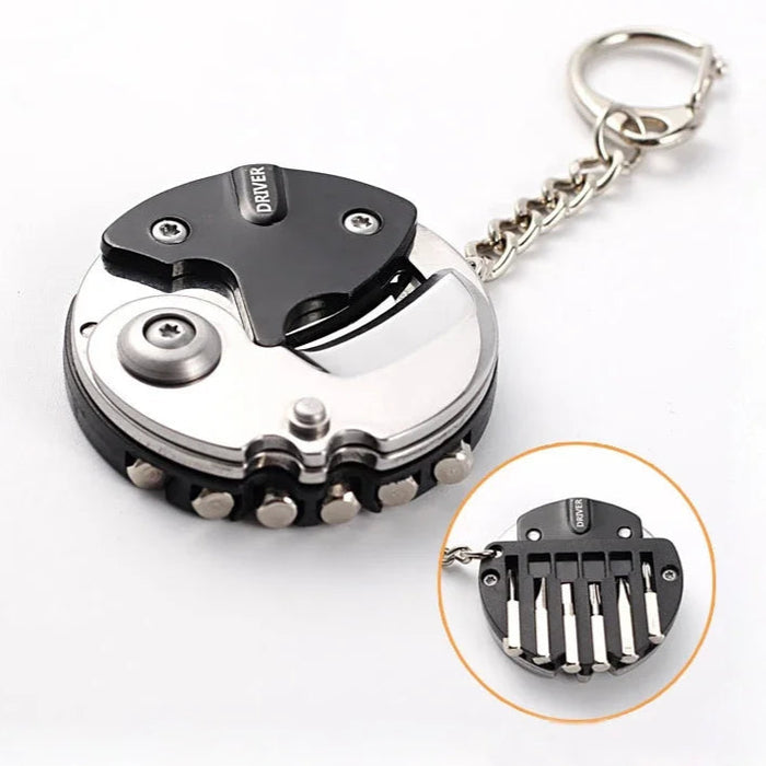 Edge: Coin Box Cutter & Multi-Tool Keychain with Portable Knife & Screwdriver Set for Everyday Carry & Camping