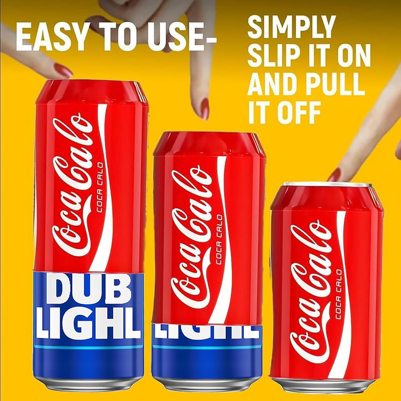 Boozie: 2Pc Silicone Beer Can Sleeves with Insulation, Soda for 550ML Cans â€“ Looks Like Regular Soda Can | Hide Alcoholic Beverage Easily | Cola & Monster (2Pc Random)
