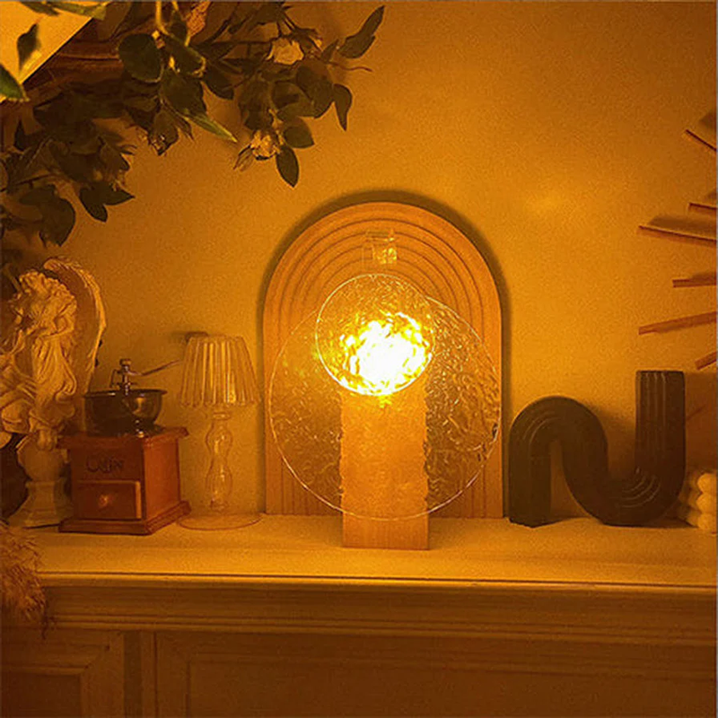 Wavi: Rotating Ripple Ambient Night Lamp with Water Wave Projection, Touch Control, Colour Changing Sunset Glow for Bedroom & Home Aesthetic DÃ©cor