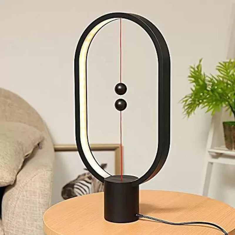 Levilight: Hovering Halo Lamp with Magnetic Mid-Air Switch, Touch Control & Warm LED Glow for Home, Office & Bedside DÃ©cor