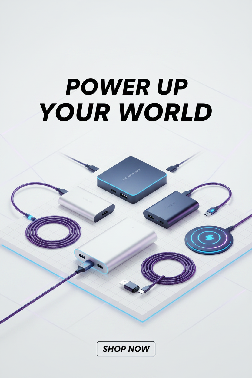 Lights and Power Banks Banner