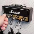 JackRack: Marshall-Style Wall Mounted Key Holder with 4 Guitar Amp Plug Keychains for Home & Studio DÃ©cor