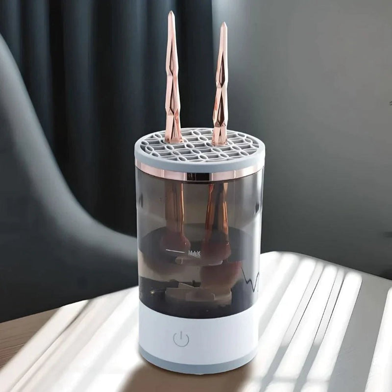 Sonic: Automatic Electric Makeup Brush Cleaner & Spinner for Quick & Deep Cleaning of All Brush Sizes