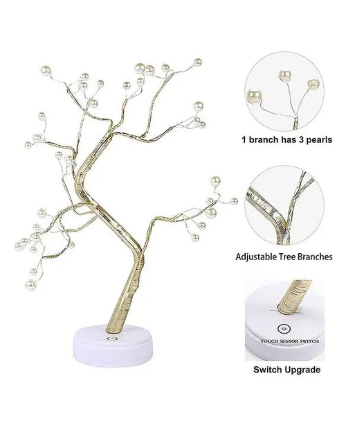 FairyTree: Cozy LED Pearl Tree Lamp with 36 Twinkling Fairy Lights for Bedroom, Wedding & Home DÃ©cor